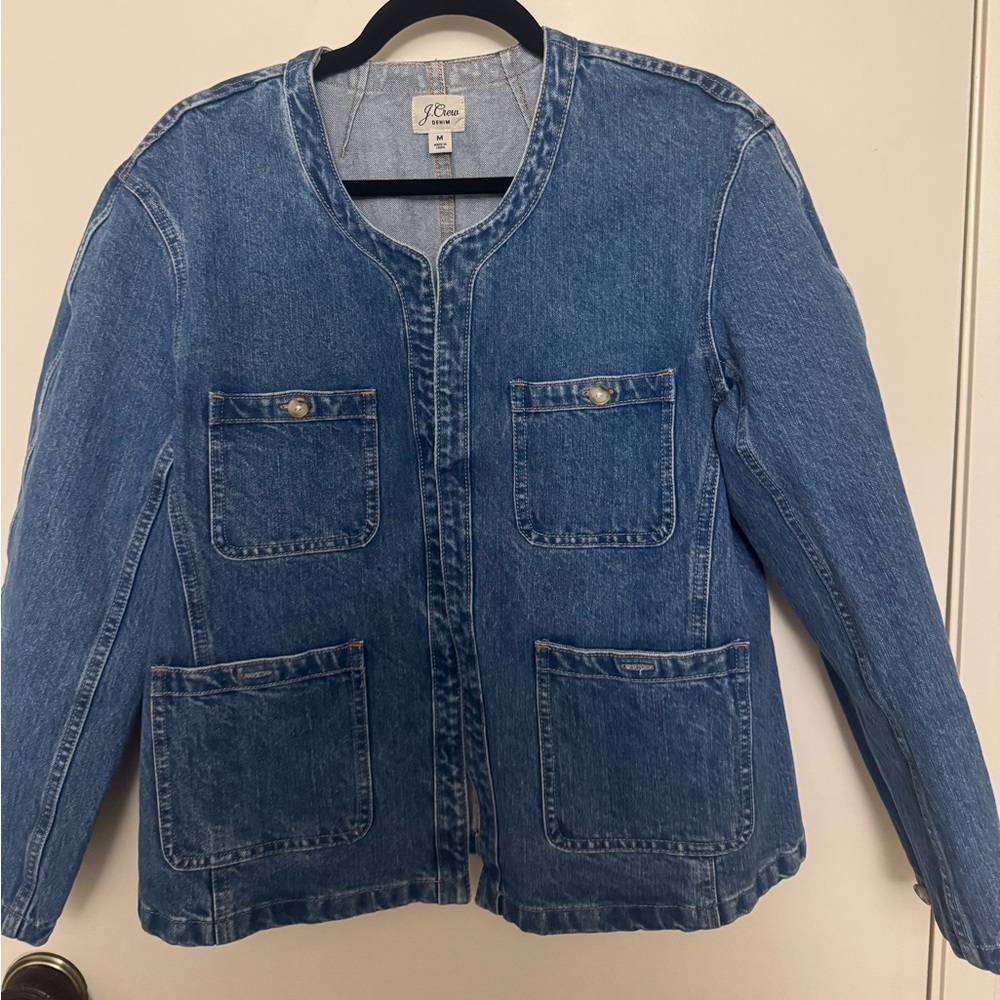 J. Crew Blue Denim Workwear Jacket